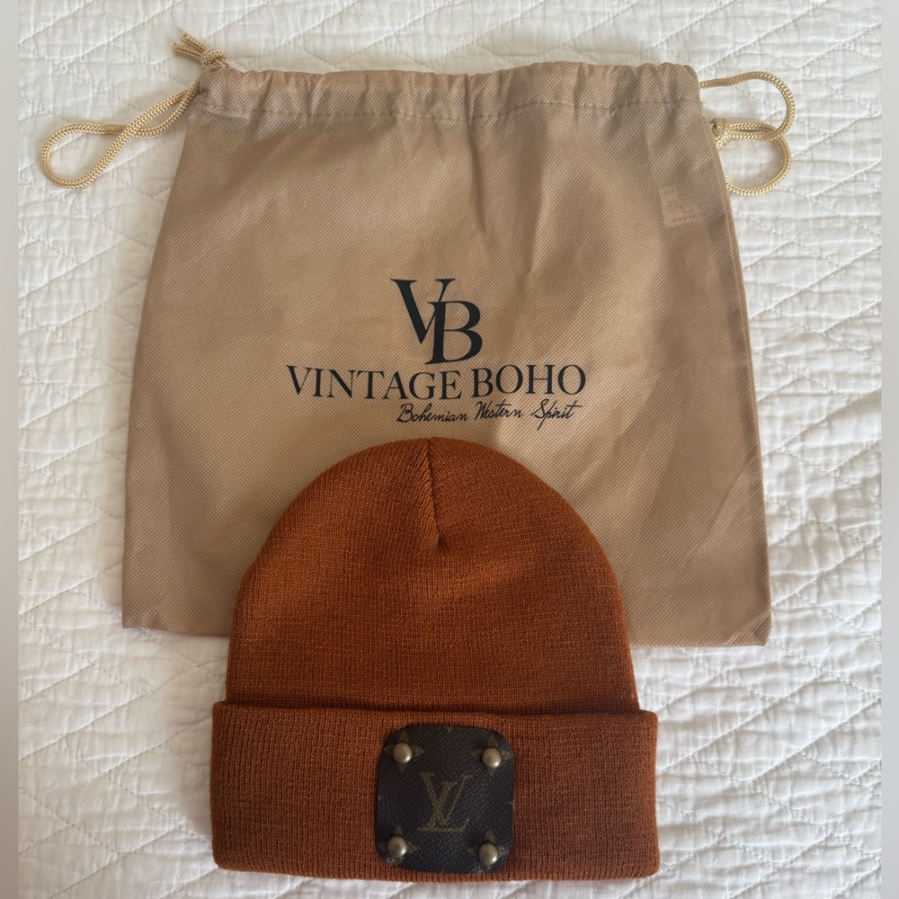 Vintage Boho bags Brown Louis Vuitton kids Knit Beanie